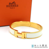 HERMES エルメス バングル クリックH GM ホワイト ゴールドカラー アクセサリー 箱有 H20781