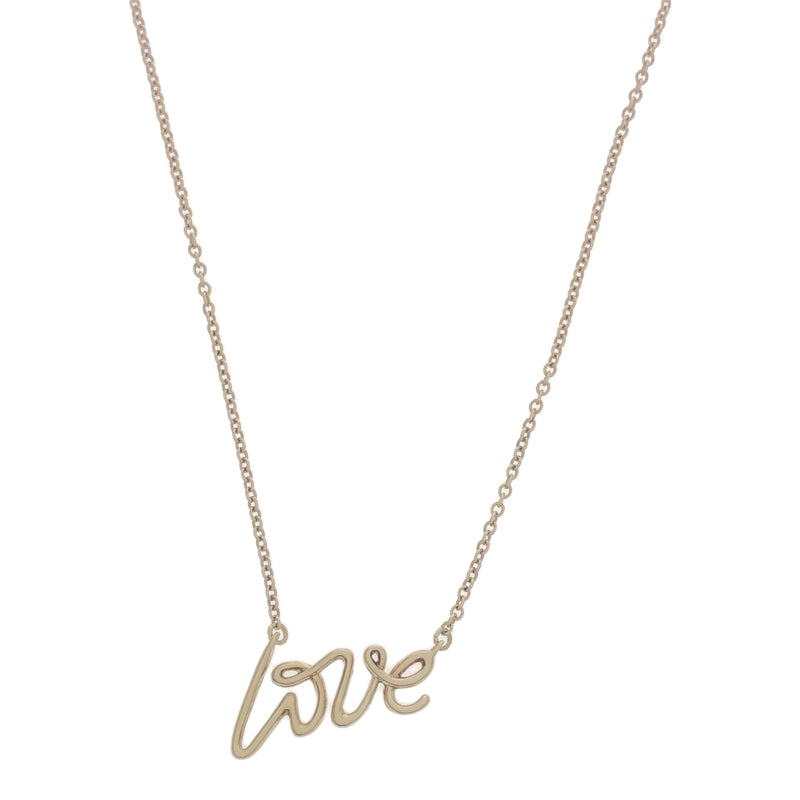TIFFANY&Co ティファニー パロマピカソ Love ネックレス ペンダント アクセサリー SV925 シルバー 総重量約1.8g M1187