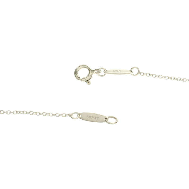 TIFFANY＆Co. ティファニー オープンハート ネックレス 約16mm ペンダント シルバー Ag925 約3.2g アクセサリー 24k1071-1