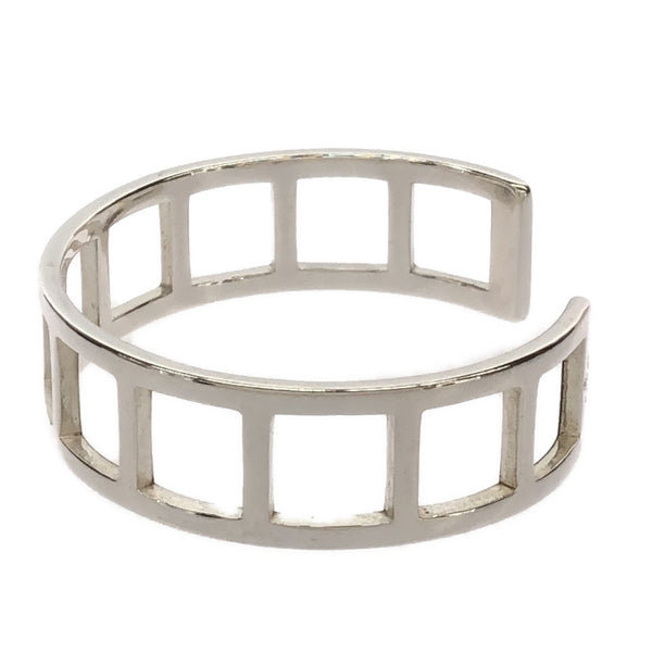GUCCI グッチ オープン スクエア バングル アクセサリー SV925 シルバー 重量約29g M1006