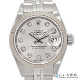 稼働 腕時計 ROLEX ロレックス デイトジャスト 10PD 79174G WG Y番 自動巻 シルバー色文字盤 箱・保・取説 M4067