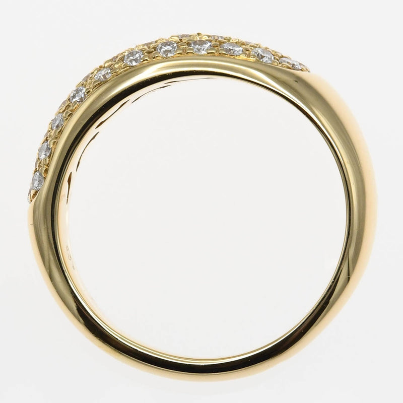 仕上済 CHAUMET ショーメ ヴェニスリング ダイヤ 指輪 750 D入り 約14.5号 約6.9g ジュエリー アクセサリー 箱有 H9463