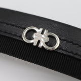 Salvatore Ferragamo フェラガモ バレッタ ヘアアクセ 髪留め ブラック アクセサリー 箱 ok1451