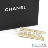 CHANEL シャネル バレッタ ラインストーン ロゴ F23A レディース ヘアアクセサリー 箱有 23k689-3