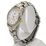 稼働 腕時計 LONGINES ロンジン Golden Wing L3 106 5 デイト クォーツ 白文字盤 箱・コマ・ギャラ H22504