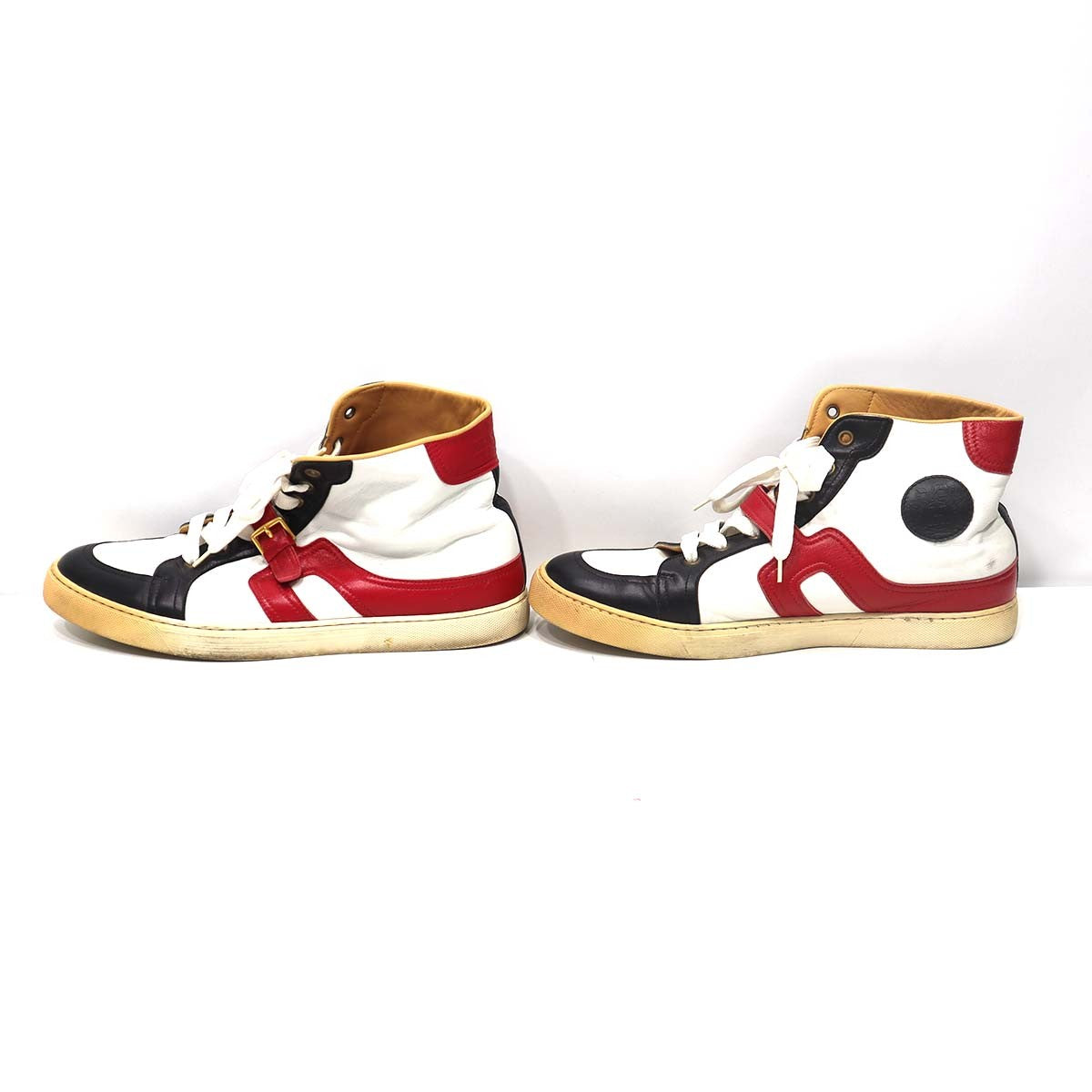 HERMES エルメス ハイカット スニーカー 白 サイズ42 1/2 靴 27cm