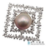 TASAKI タサキ ブローチ パール 約15.8g シルバー アクセサリー K1469!