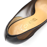 CHANEL シャネル メッシュパンプス シースルー 靴 ココマーク ブラック サイズ36 24cm ヒール8cm レディース 箱有 ok1168