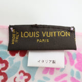 LOUIS VUITTON LV ルイヴィトン スカーフ タッセル 三角 花柄 LVロゴ ピンク 服飾小物 箱有 H2487
