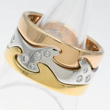 仕上済 GEORG JENSEN ジョージジェンセン フュージョンリング 指輪 #56 750 D入り 約16.5~17号 約16.4g ジュエリー H6601