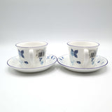 未使用 WEDGWOOD ウェッジウッド カップ＆ソーサー 2客セット ストロベリーブルー 食器 M4132