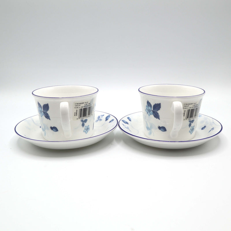未使用 WEDGWOOD ウェッジウッド カップ＆ソーサー 2客セット ストロベリーブルー 食器 M4132