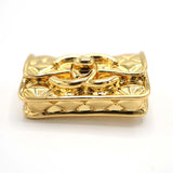 CHANEL シャネル ココマーク マトラッセバッグモチーフ ブローチ GP B23K ゴールドカラー 服飾小物 k1140