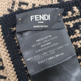 FENDI フェンディ マフラー FXS124 I17 TU ズッカ柄 ブラウン 服飾小物 H21340