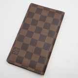 LOUIS VUITTON ルイヴィトン LV R20703 ダミエ アジェンダ ポッシュ 手帳カバー イニシャルあり ブラウン J678