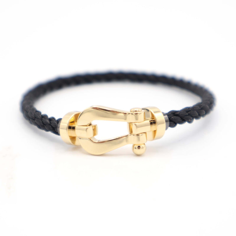仕上げ済 FRED フレッド ブレスレット フォース10 MM ゴールド 750 約10.6g  アクセサリー H14967