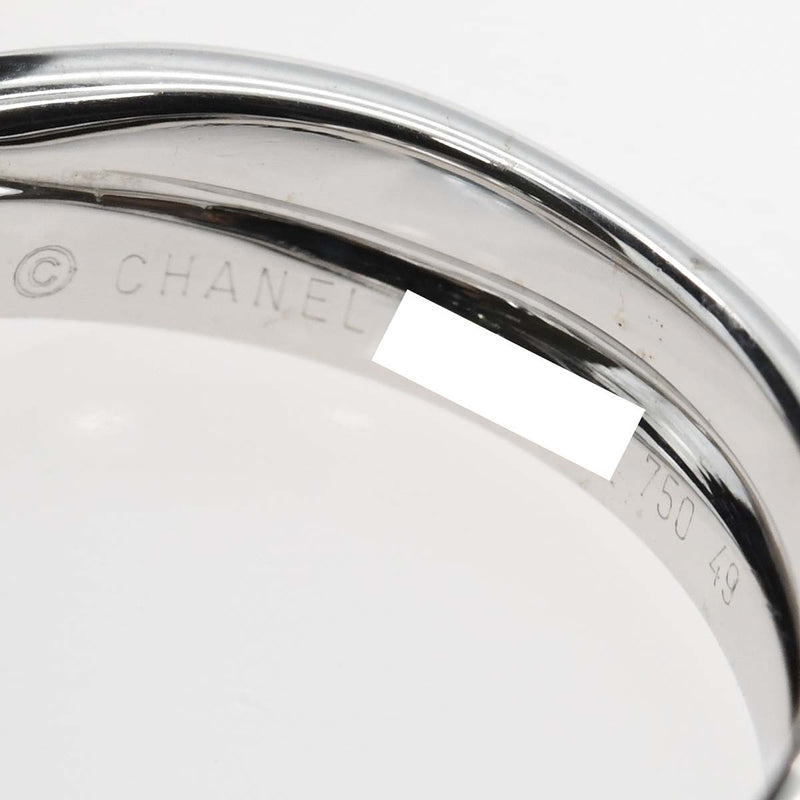 仕上済 CHANEL シャネル リング 8号 #49 750 13.3g アクアマリン サファイア ジュエリー H19158