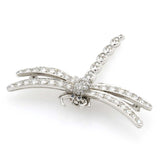 仕上済 TIFFANY&Co. ティファニー ブローチ ドラゴンフライ エンチャント ラージ Pt950 11.6g  ダイヤモンド サファイア 箱 M4197