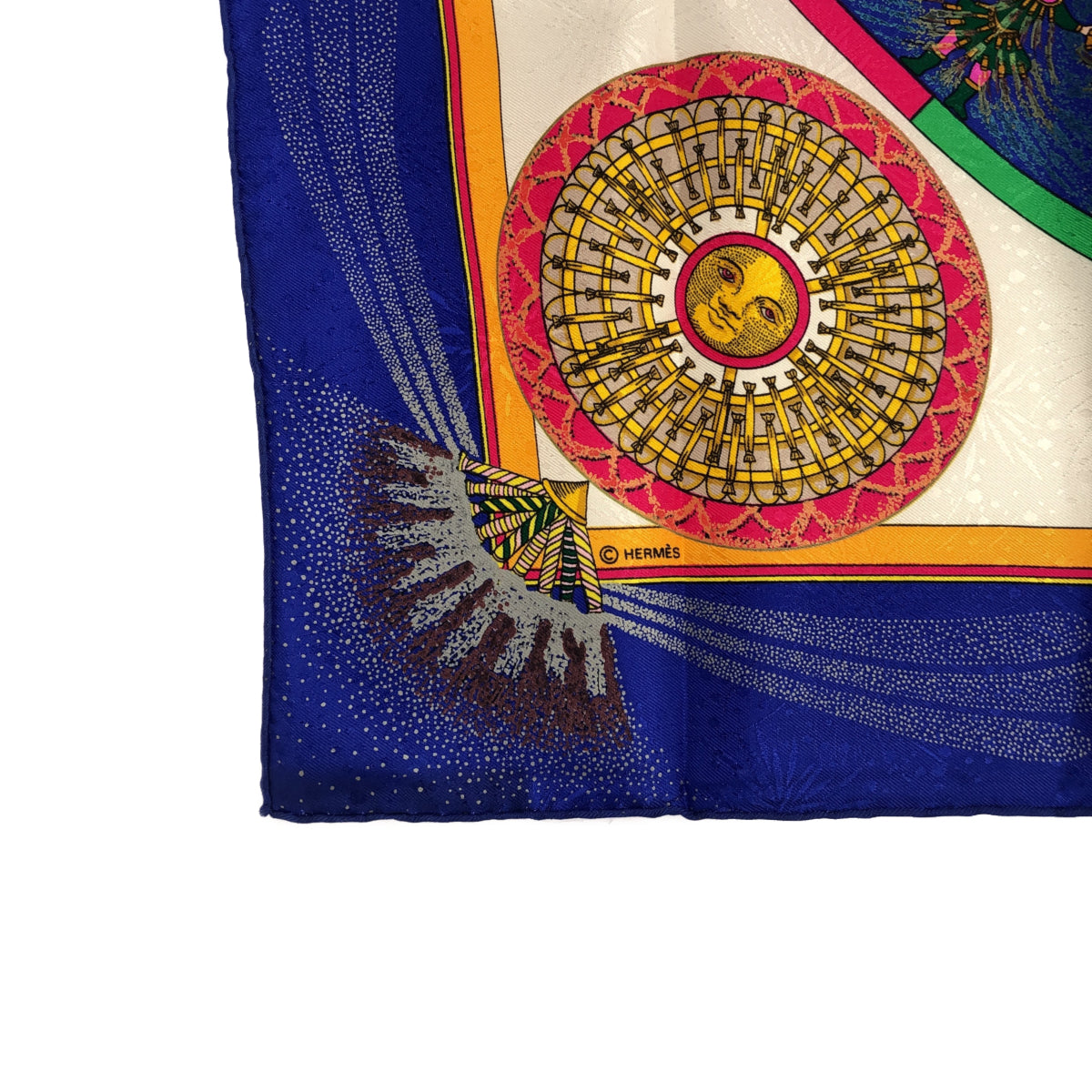 エルメス HERMES 150周年 カレ90 FEUX D'ARTIFICE 技巧の火 花火