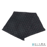LOUIS VUITTON ルイヴィトン LV マフラー エシャルプ モノグラム M70520 ノワール ウール100％ 服飾小物 26k812-1