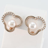 仕上げ済 TASAKI タサキ イヤリング チャンツ 750 D0.09/0.09 パール 7.9g アクセサリー 箱有 H16960