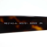 Ray Ban レイバン サングラス ウェイファーラー RB2140-A 902/51 50□22 2N ウェリントン 度無し ブラウン H7956