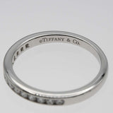仕上げ済 TIFFANY&Co. ティファニー リング ハーフエタニティ pt950 D 約2.8g ジュエリー J111-1