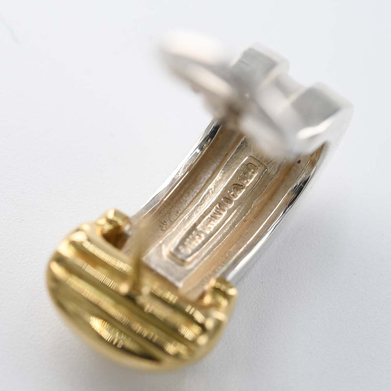 TIFFANY&Co. ティファニー ピアス グルーブドウィズ 925 750 コンビカラー 約7.5g アクセサリー 箱袋 H11595