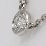 仕上げ済 TIFFANY&Co. ティファニー ネックレス バイザヤード Pt950 プラチナ 約2.3g 約4.4mm アクセサリー d77