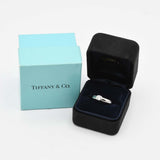 仕上げ済 TIFFANY&Co. ティファニー リング ドッツ Pt950 D0.35 7.8g 約11.5号 ジュエリー 箱 ◆ H19200
