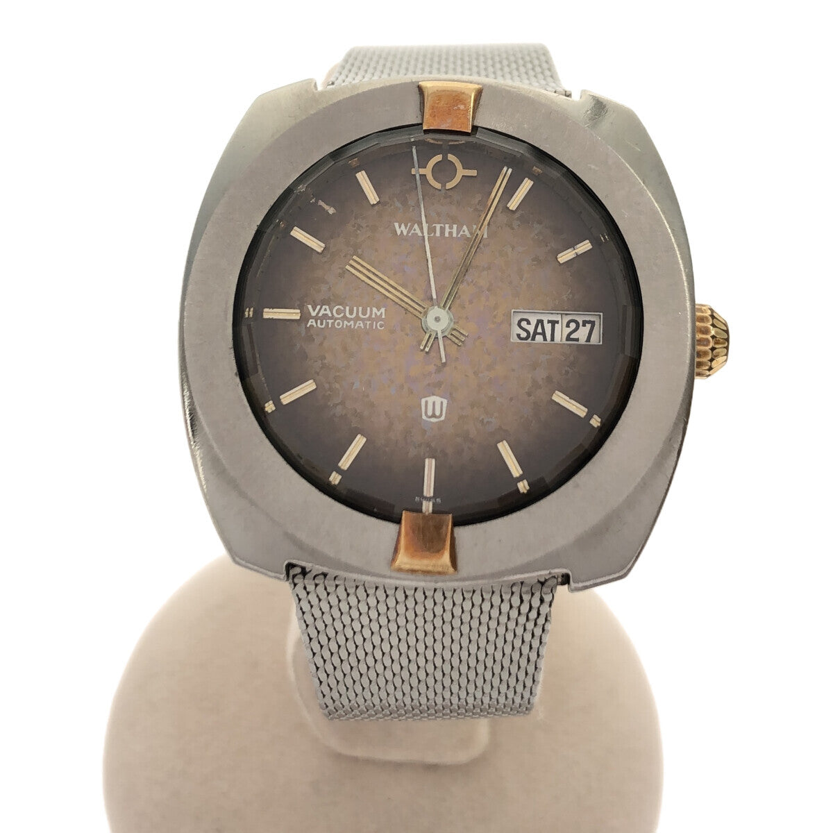 腕時計 稼働 ウォルサム WALTHAM 自動巻き デイデイト AT バキューム