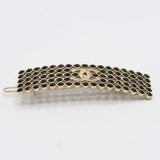 CHANEL シャネル バレッタ ラインストーン ブラック ヘアアクセサリー 箱有 23k340-9