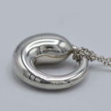 TIFFANY＆Co. ティファニー ネックレス エターナルサークル シルバー 925 約8g アクセサリー 箱袋 M3912