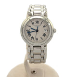 稼働 腕時計 LONGINES ロンジン プリマルナ L81104 デイト クォーツ シルバー色文字盤 2026.6月電池 H22334