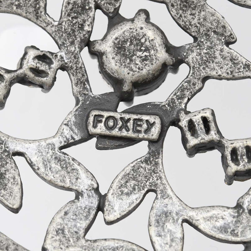 FOXEY フォクシー ネックレス Crystal Moon クリスタルムーン アクセサリー グレー 21.3g H21006