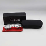 CHANEL シャネル サングラス 4002 リムレス c.124/22 54⬜︎19 130 ミラーレンズ 度なし 箱ケースクロス H25200