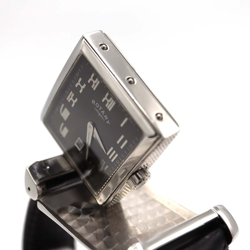 稼働 腕時計 ROTARY ロータリー GS02904/22 11934 クォーツ シルバー色文字盤 2025.6月電池交換済 箱有 20k413-2