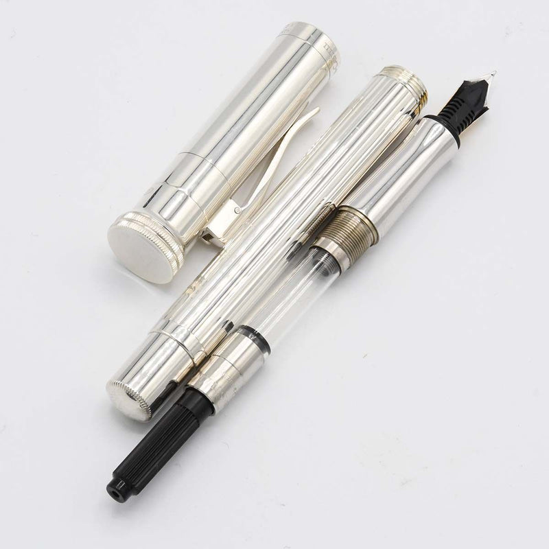 GRAFVON FABERCASTELL グラフフォンファーバーカステル 万年筆 クラシック 18CT SV925 筆記未確認 eco1530