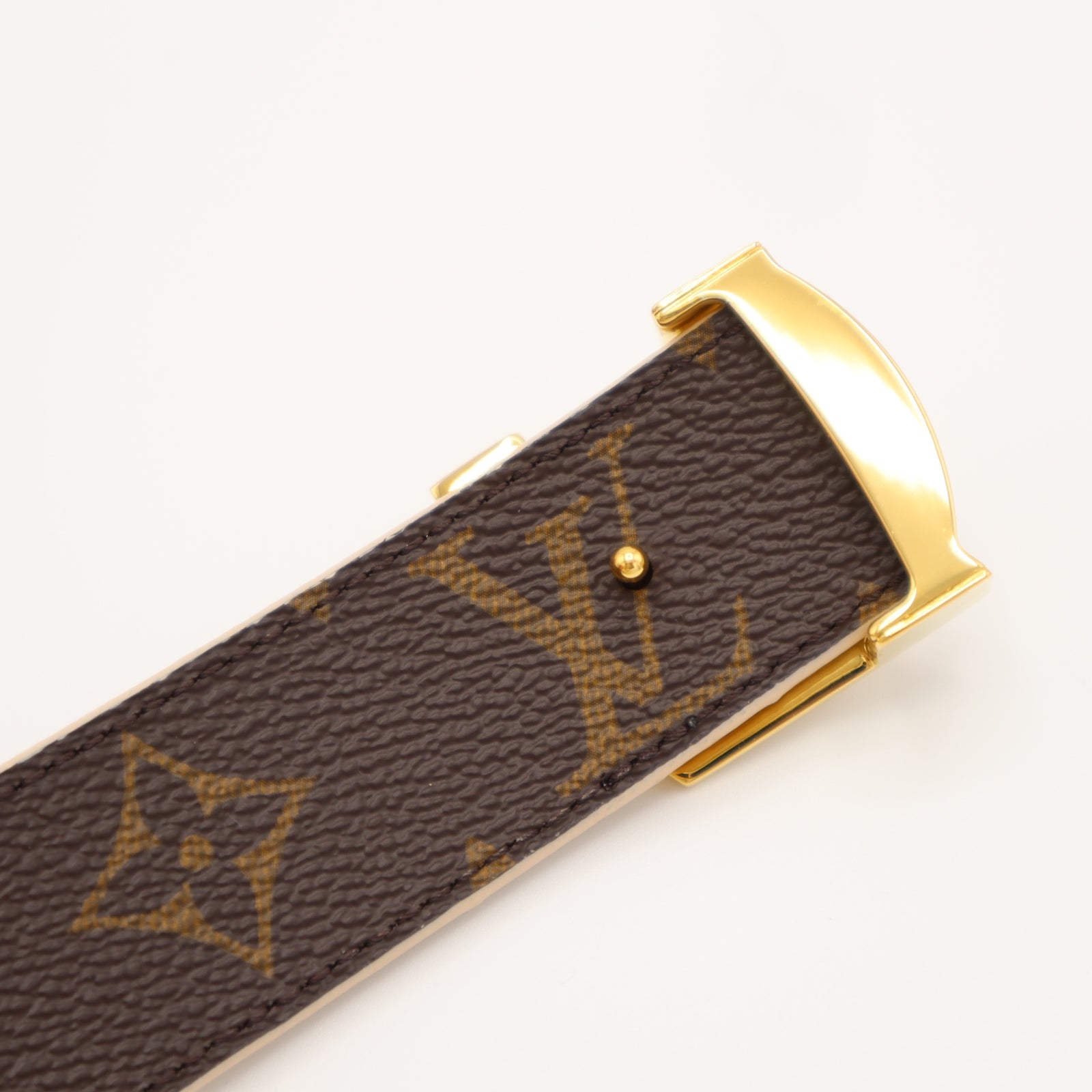 Louis Vuitton モノグラム ベルト 85/34 ルイヴィトン ベルト LVアイコニック20mmリバーシブル