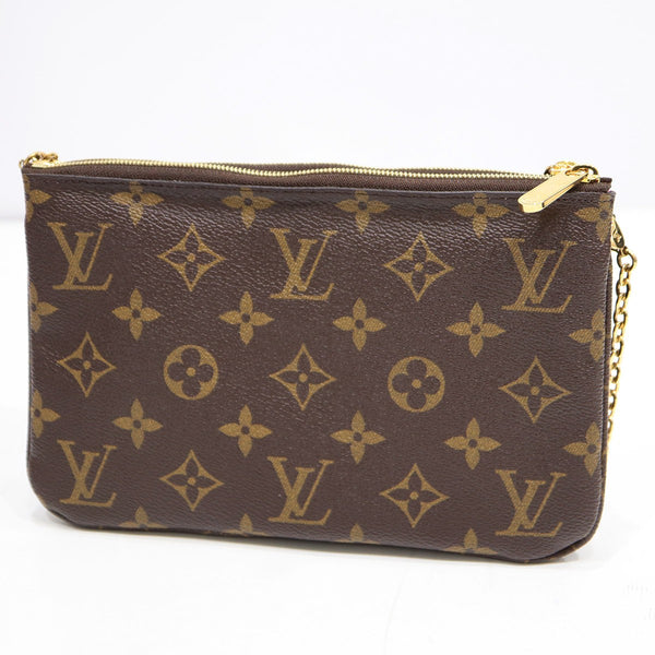 LOUIS VUITTON ルイヴィトン M68486 ヴィィヴィエンヌ ポシェット ドゥーブルジップ モノグラム ウォレット ショルダーバッグ H11230