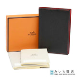 HERMES エルメス 手帳カバー アジャンダGM 〇Z刻 黒色 箱有 H25241 !