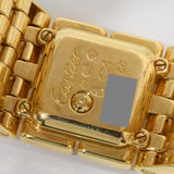 腕時計 稼働 Cartier カルティエ リュバン クォーツ 18K 96.3g シルバー色系文字盤 2026.6電池交換済 H23627