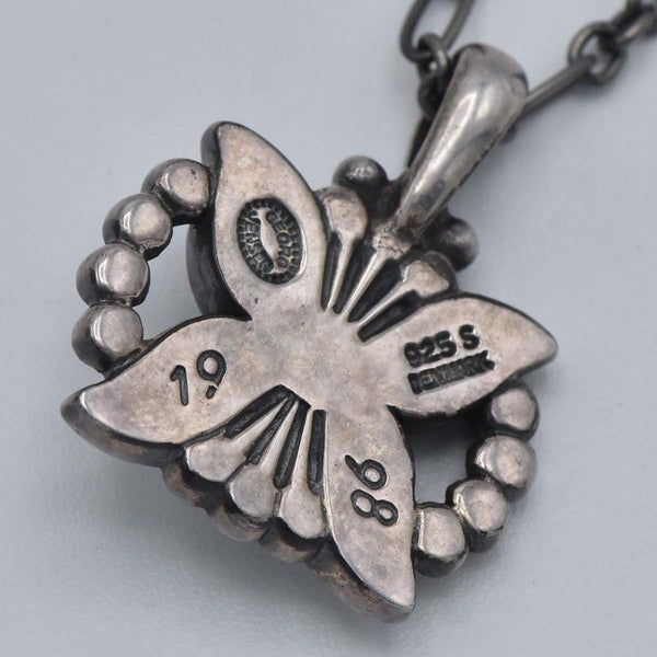 GEORG JENSEN ジョージジェンセン ネックレス ヘリテージ 1998 シルバー 925 約11.8g 箱有 H8233-5
