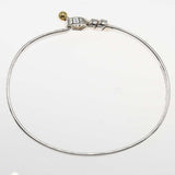 TIFFANY&Co. ティファニー ブレス バングル フック&アイ 750 925 約9.2g アクセサリー 箱袋 k481