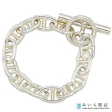 HERMES エルメス ブレスレット シェーヌダンクルTGM 13コマ Ag925 シルバー アクセサリー 約114g メンズ 24s1008-3
