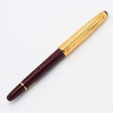 希少 MONTBLANC モンブラン 万年筆 マイスターシュテュック ソリテール ドゥエ バーメイル 925 ペン先18K 750 筆記未確認 H21213