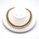 BVLGARI ブルガリ チェルタウラ ヴィンテージ パール ネックレス 750 172.8g ケース有 ◆25k865-2