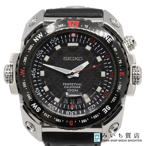 海外モデルSEIKO クォーツ パーペチャルカレンダー 6A32-00E0 稼働 腕時計 SEIKO セイコー 6A32-00E0 パーペチュアル