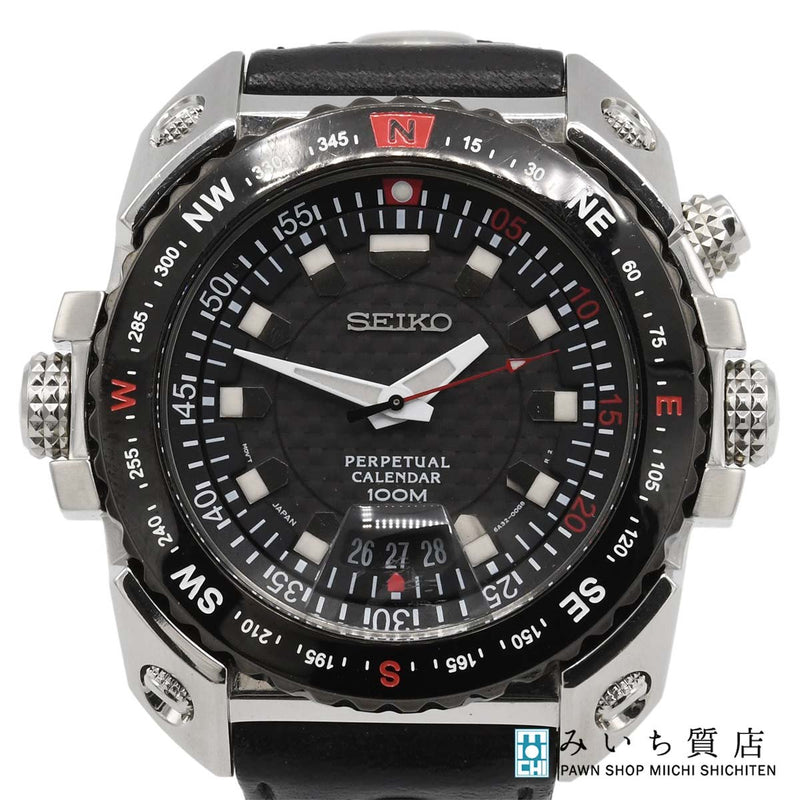 海外モデルSEIKO クォーツ パーペチャルカレンダー 6A32-00E0 海外モデルSEIKO クォーツ パーペチャルカレンダー 6A32-00E0 稼働