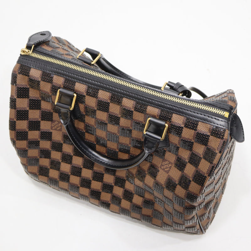 LOUIS VUITTON ルイヴィトン N41262 スピーディ30 ダミエ スパンコール ノワール 2013 プレフォールコレクション H20810
